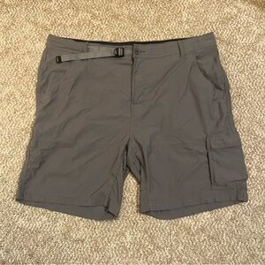 Prana Zion Short 8” Inseam Gray Shorts Size 40